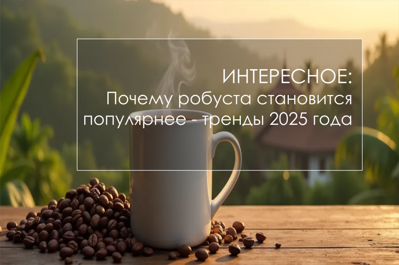 Почему робуста становится популярнее - тренды 2025 года