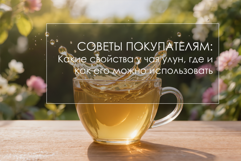 Какие свойства у чая улун, где и как его можно использовать